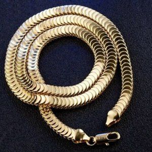 18K Stamped 20" Gold Necklace